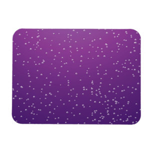 Grape Soda with Tiny Bubbles Background Art Magnet