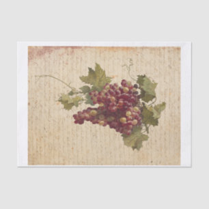 Grape tissue paper for decoupage