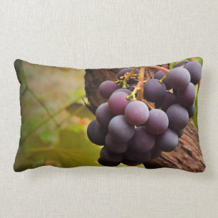 Grape vine accent pillow
