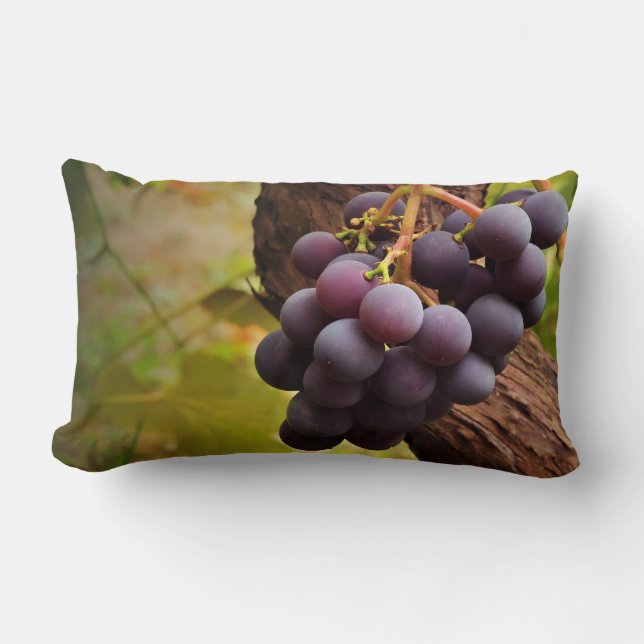 Grape vine accent pillow (Front)
