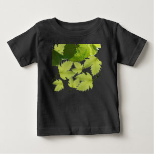 Grape Vine Green Leaves Baby T-Shirt
