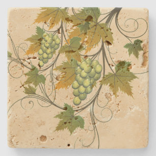 Grape Vine Stone Coaster