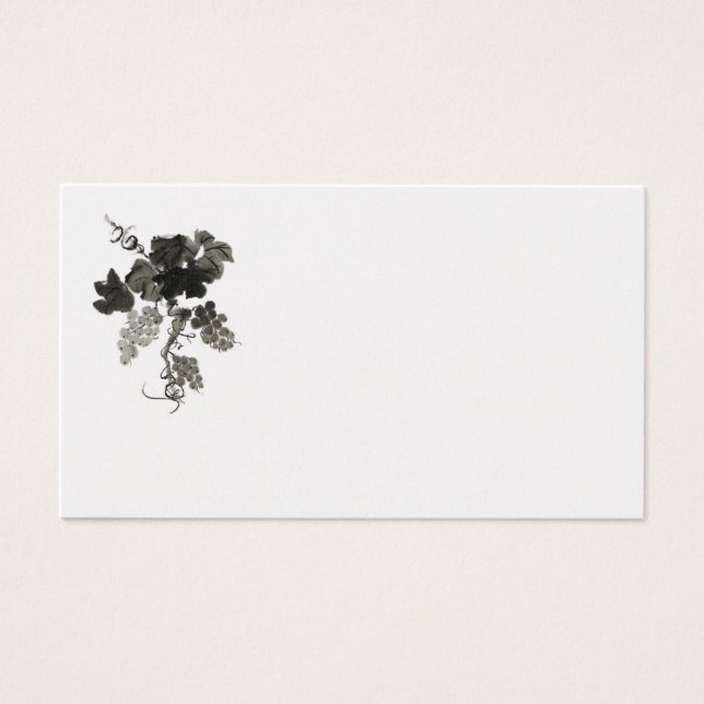Grape Vine, Sumi-e (Front)