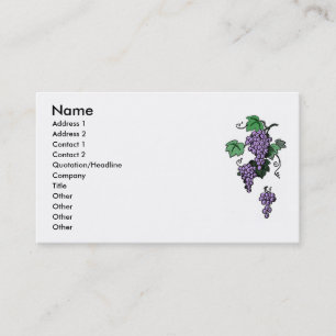 Grape Vines Business Card