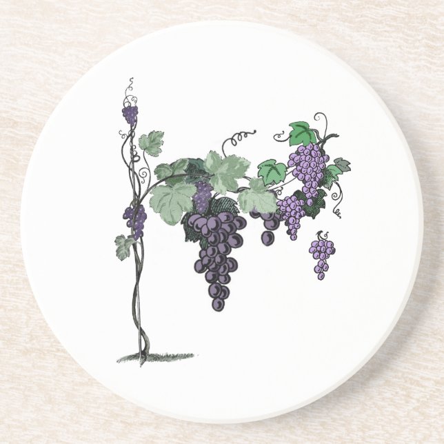 Grape Vines Coaster (Front)