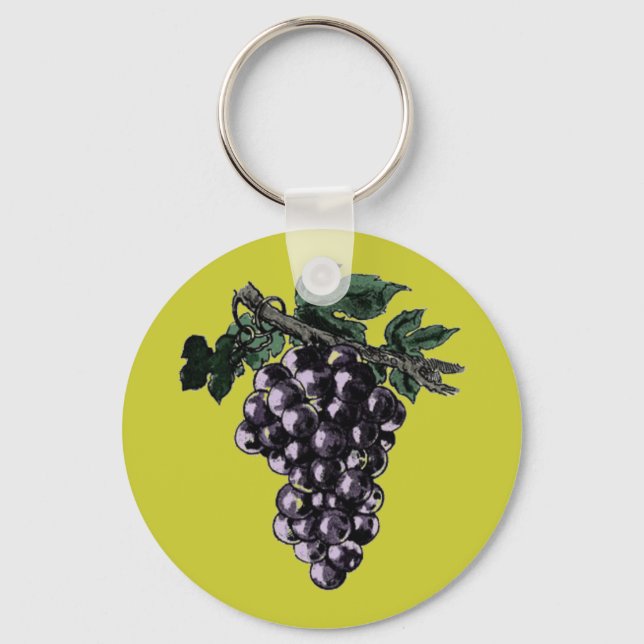 Grape Vines Key Ring (Front)