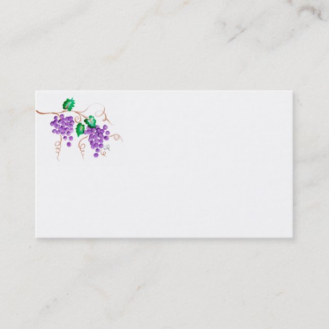 Grape Vineyard Business Card (Front)