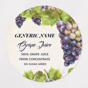 Grape Vineyard Jam Jar Canning