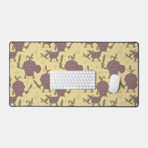 Grape Warriors Brave Fruit Desk Mat