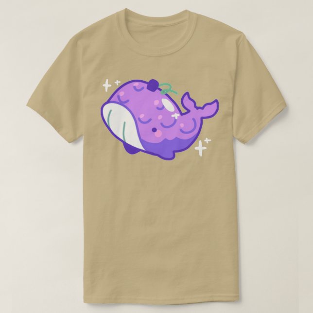 Grape Whale T-Shirt (Design Front)