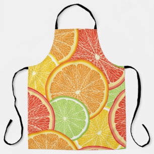 Grapefruit and orange abstract background. apron