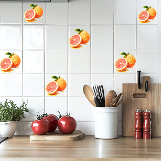 Grapefruit  ceramic tile