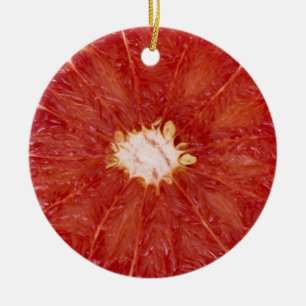 Grapefruit Ceramic Tree Decoration