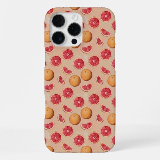 "Grapefruit Groove" iPhone Case (Back)