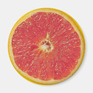 GRAPEFRUIT HALF REFRIGERATOR MAGNET