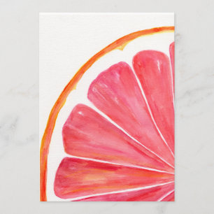 Grapefruit Invitation