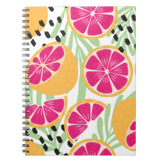 Grapefruit & Leaves: Tropical Vintage Notebook