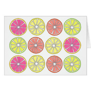 Grapefruit Lemon Lime Orange Citrus Fruit Slices
