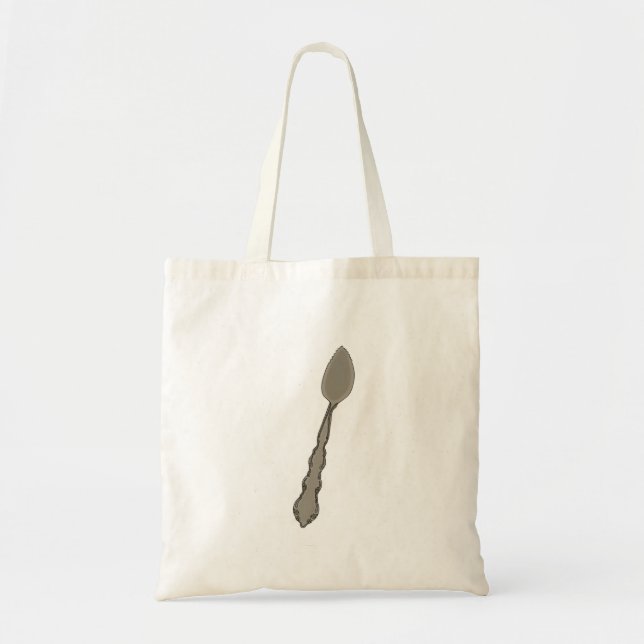 Grapefruit, Orange, Citrus, Fruit Spoon Tote Bag (Front)