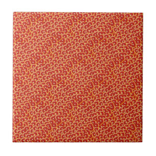 Grapefruit pattern ceramic tile