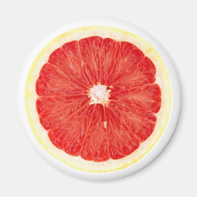 Grapefruit slice magnet (Front)