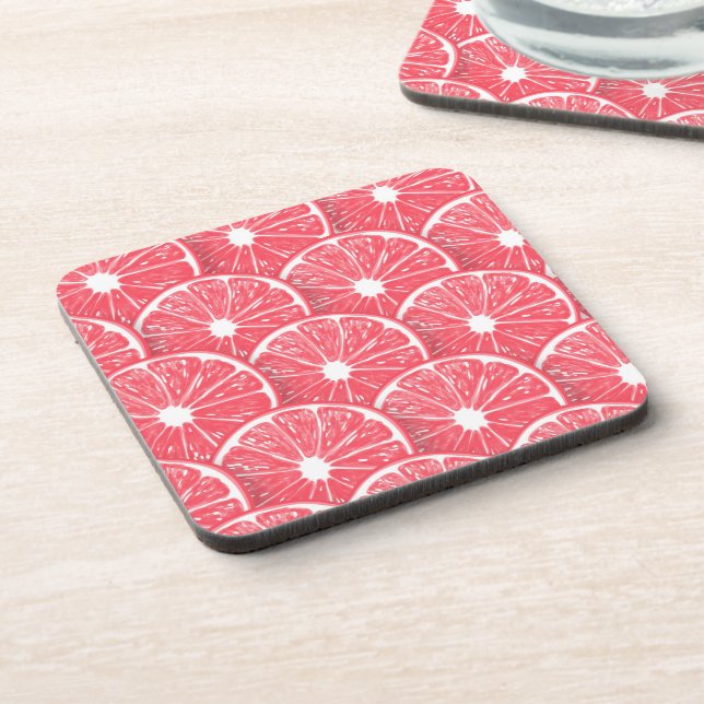 Grapefruit slices coaster (Left Side)