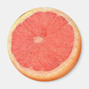 Grapefruit watercolor - Magnet