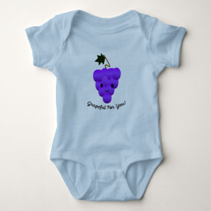 Grapeful for You Grapes Baby Bodysuit