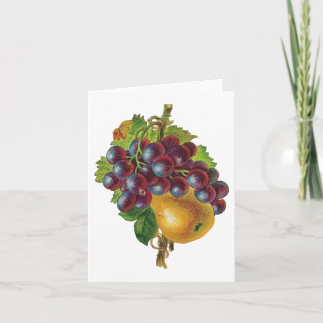Grapes and A Pear Notecards (Front)