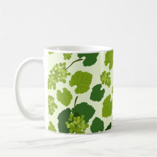 Grapes and Grape Leaves Pattern  Coffee Mug