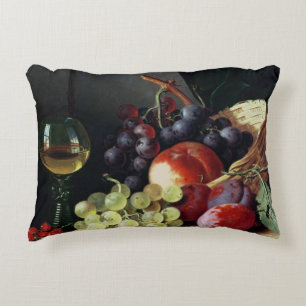 Grapes and plums decorative cushion