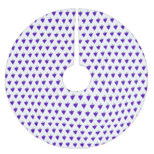 Grapes Brushed Polyester Tree Skirt