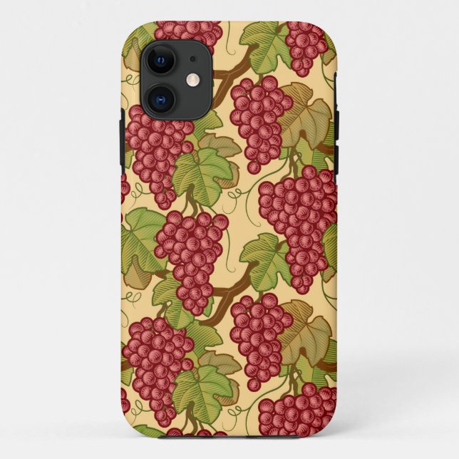 Grapes Case-Mate iPhone Case (Back)