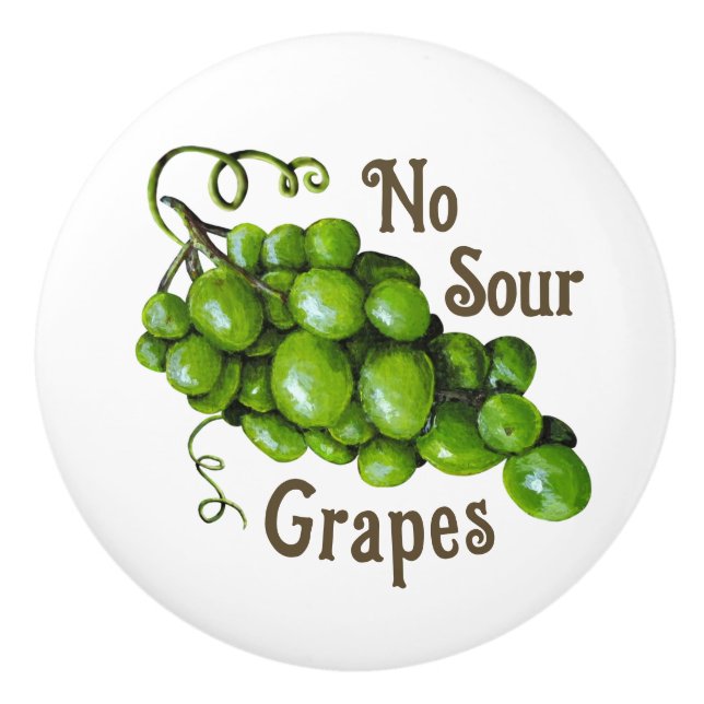 Grapes Ceramic Knob (Front)