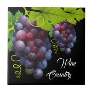 Grapes Ceramic Tile