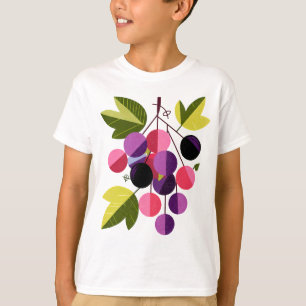 Grapes Cluster – Fun Fruit Illustration for Kids T-Shirt