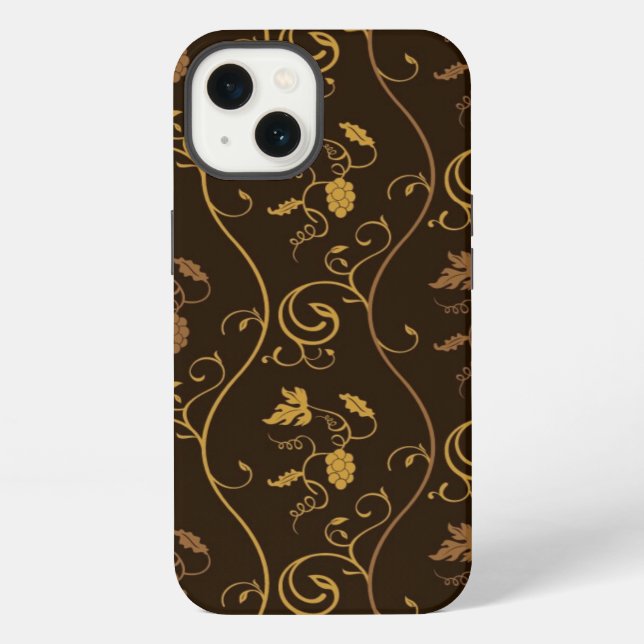 Grapes décor iPhone case (Back)