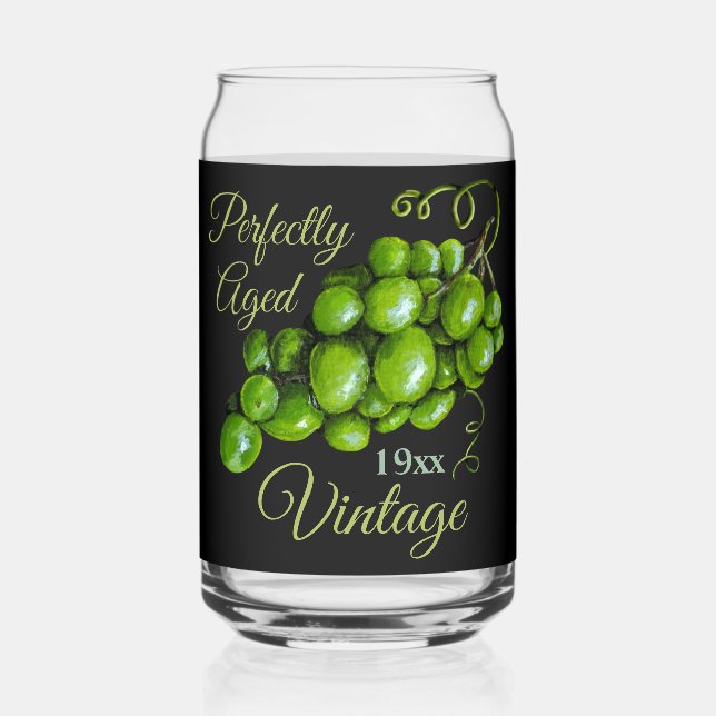 Grapes Drinking Glass (Front)