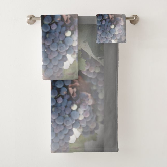 Grapes from California Bath Towel Set (Insitu)