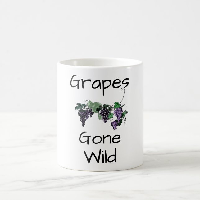 Grapes Gone Wild Coffee Mug (Center)