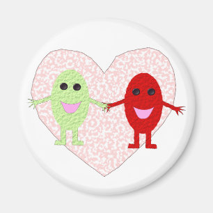 Grapes In Love Magnet