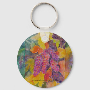 Grapes Key Ring