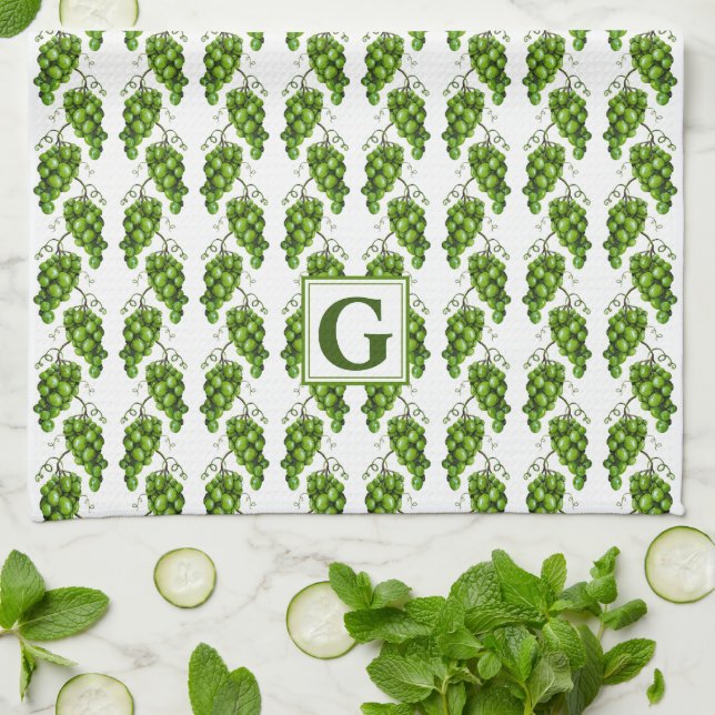 Grapes Kitchen Towel (Folded)