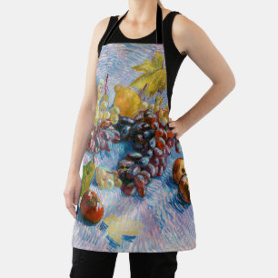 Grapes, Lemons, Pears, and Apples, Van Gogh Apron