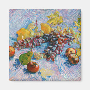 Grapes, Lemons, Pears, and Apples, Van Gogh Magnet