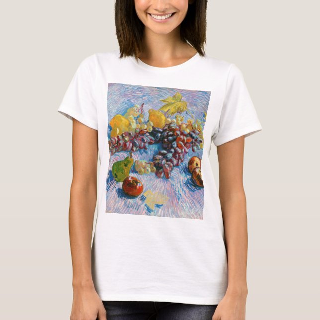 Grapes, Lemons, Pears, and Apples, Van Gogh T-Shirt (Front)