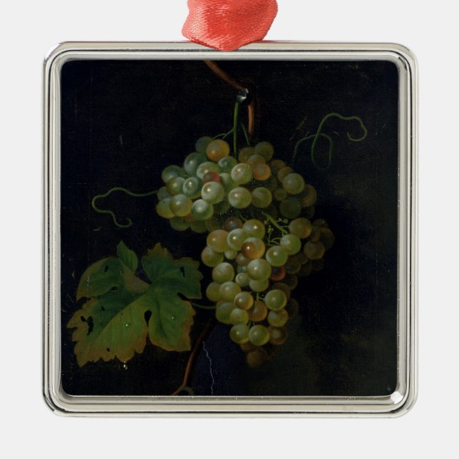 Grapes Metal Ornament (Front)