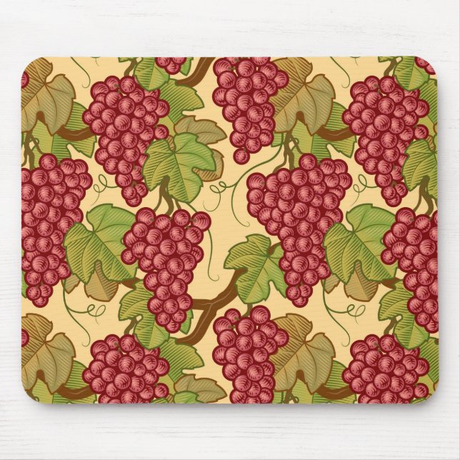 Grapes Mouse Pad (Front)