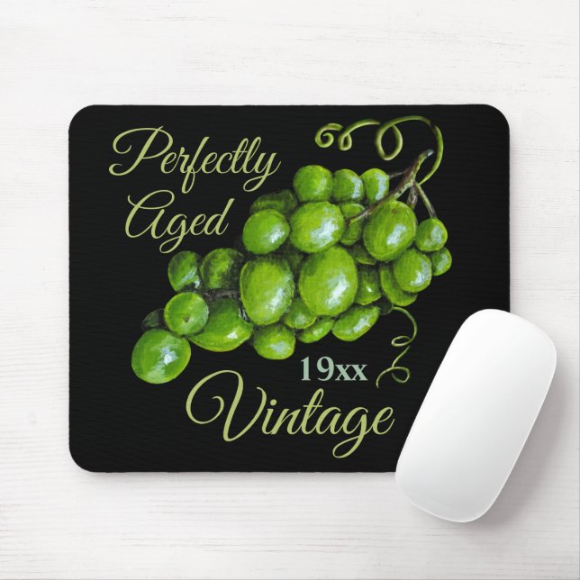 Grapes Mousepad (With Mouse)