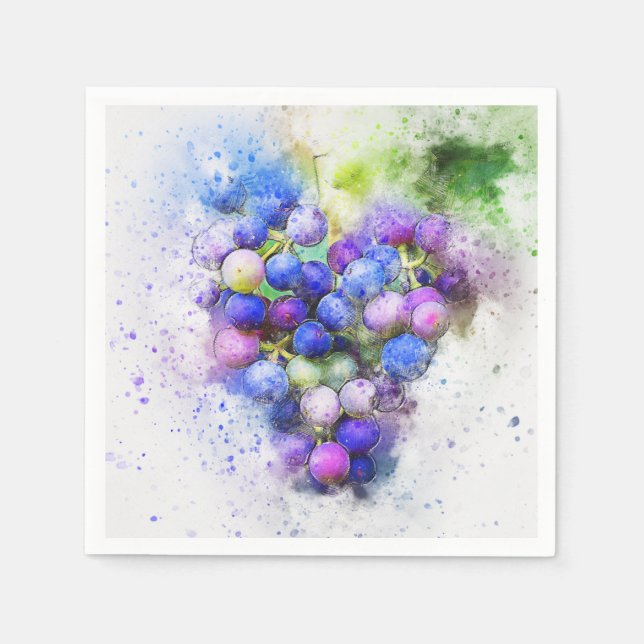 Grapes Napkin (Front)